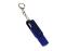 USB-флешка на 16 Гб 2 в 1 поворотный механизм, c дополнительным разъемом Type-C с одноцветным металлическим клипом, синий