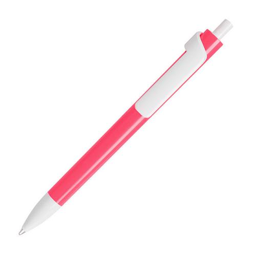 Ручка шариковая FORTE NEON, красный, белый