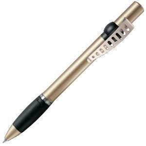Ручка шариковая с грипом ALLEGRA METAL, золотистый