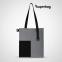 Шоппер Superbag Color (серый с чёрным)