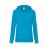 Толстовка женская без начеса LIGHTWEIGH HOODED SWEAT 240, голубой лазурный