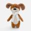 Мягкая игрушка Beastie Toys, собачка с белым шарфом