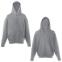 Толстовка мужская UNIQUE HOODIE 280, серый