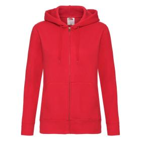 Толстовка женская LADY-FIT HOODED SWEAT JACKET 280, ярко-красный