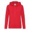 Толстовка женская LADY-FIT HOODED SWEAT JACKET 280, ярко-красный