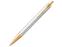 Шариковая ручка Parker IM Premium K318  Pearl GT, стержень: M, цвет чернил: blue, в подарочной упаковке.