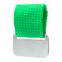 Металлический шильд с цветным ремешком (съёмный), Зелёный