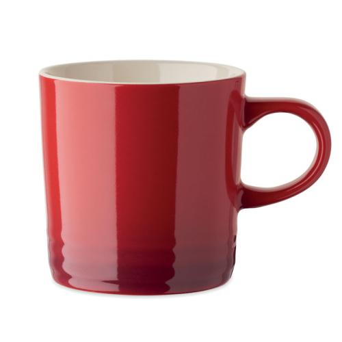 Ceramic mug 290ml, красный