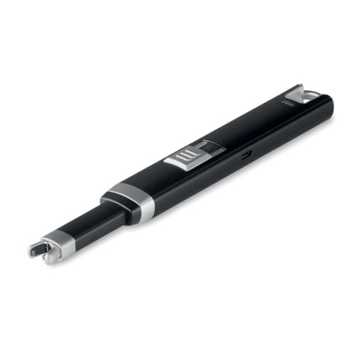 Большая USB зажигалка, черный