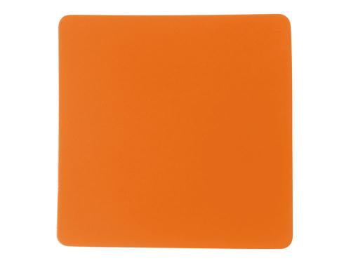 ПАТЧ КВАДРАТ soft-touch (оранжевый ) 5,5 х 5,5 см