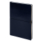 Ежедневник недатированный Save , A5, темно-синий,  рециклированная кожа, кремовый блок, подарочная к, темно-синий