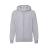 Толстовка без начеса LIGHTWEIGHT HOODED SWEAT JACKET 240, серый