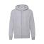 Толстовка без начеса LIGHTWEIGHT HOODED SWEAT JACKET 240, серый