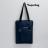 Шоппер Superbag Pocket, с внутренним креплением (карабин) и чехлом для мелочей (темно-синий с черным)