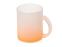 Стеклянная матовая кружка Омбре с градиентом для сублимации, оранжевый