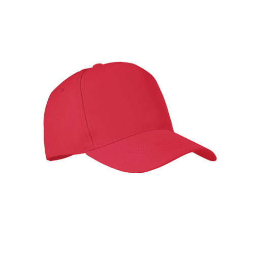Бейсболка из RPET, красный