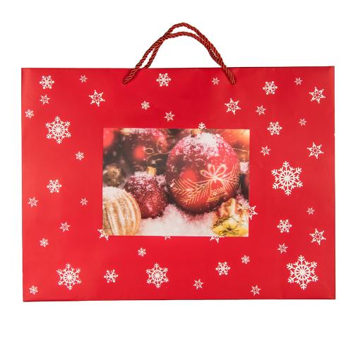Пакет малый  RED WONDER размер 32 x 27 x 11 см, , красный