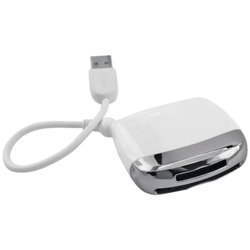 Картридер (для карт памяти SD/MMC/CF/MS), белый