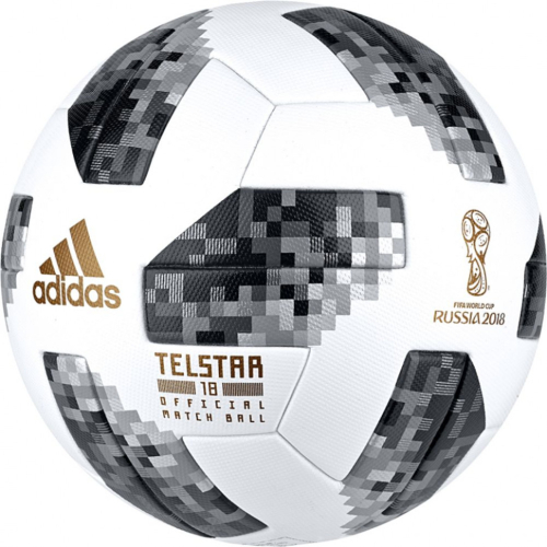 Официальный игровой мяч 2018 FiFa World Cup Russia , Белый/ черный
