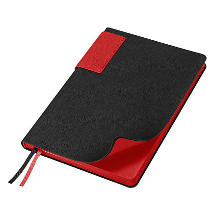 Ежедневник Flexy Star Sivilia Black Edition Color А5, Черно-красный