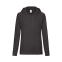 Толстовка женская без начеса LIGHTWEIGH HOODED SWEAT 240, черный