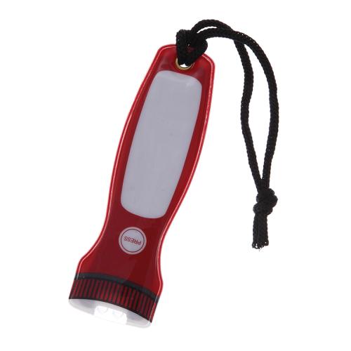 THELIX Фонарик LED карманный, ультратонкий, пластик, красный, ярко-красный
