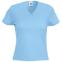 Футболка женская LADY FIT V-NECK T 210, голубой