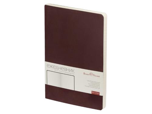 Ежедневник А5 недатированный Megapolis Velvet Flex, коричневый