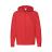 Толстовка без начеса LIGHTWEIGHT HOODED SWEAT JACKET 240, красный