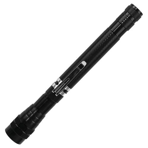 Фонарь телескопический Tools Flashlight с магнитом, Чёрный