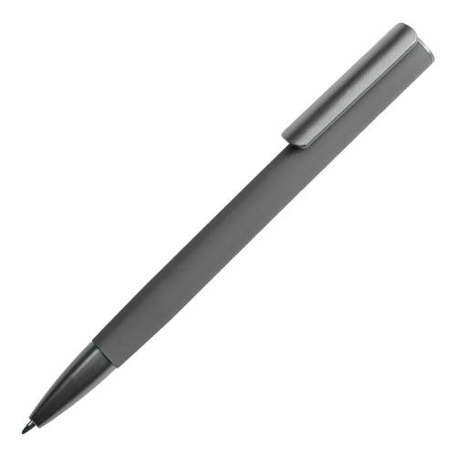 Ручка шариковая ELEGANCE с покрытием soft touch, серый, темно-серый