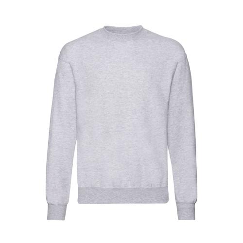 Свитшот с начесом CLASSIC SET-IN SWEAT 280, серый меланж
