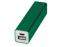 Портативное зарядное устройство Брадуэлл, 2200 mAh, зеленый
