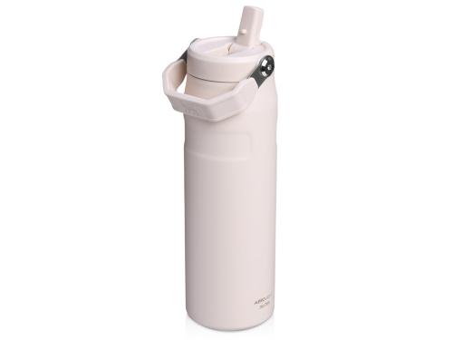 Бутылка для воды объемом 700 мл с откидной трубочкой Stanley IceFlow™ 2.0 - Light pink