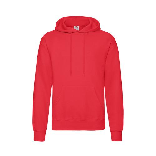 Толстовка с начесом CLASSIC HOODED SWEAT 280, красный