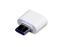 Универсальный адаптер USB Type-C папа Type-A мама, белый