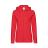 Толстовка женская без начеса LADIES LIGHTWEIGHT HOODED SWEAT 240, красный