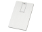 Флеш-карта USB 2.0 64 Gb в виде металлической карты Card Metal, серебристый