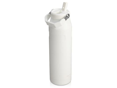 Бутылка для воды объемом 1,06 литра с откидной трубочкой Stanley IceFlow™ 2.0 - Frosted white