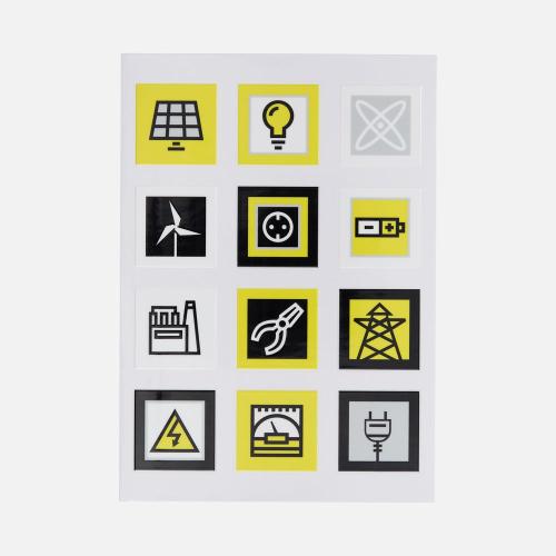Стикерпак UV-DTF Industry, энергетика