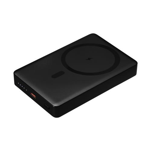 Внешний аккумулятор Атлантис Плюс PD (Atlantis PD Plus) 10000mAh с функцией беспроводной зарядки 15W, черный