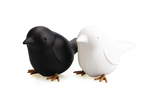 Набор для специй Sparrow Salt & Pepper, Черно-Белый