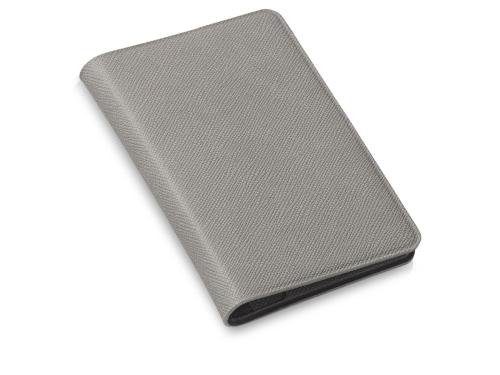 Футляр-книжка на 4-е карты с RFID Favor, серый