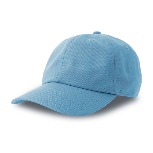 Бейсболка DAD HAT-S, 6 клиньев, металлическая застежка, голубой