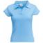 Поло женское LADY-FIT RIB POLO 220, голубой